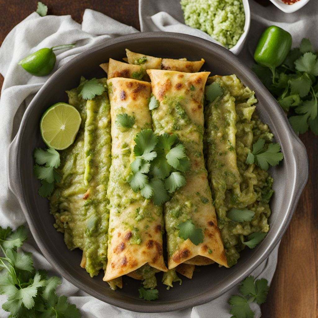 Salsa Verde Enchiladas