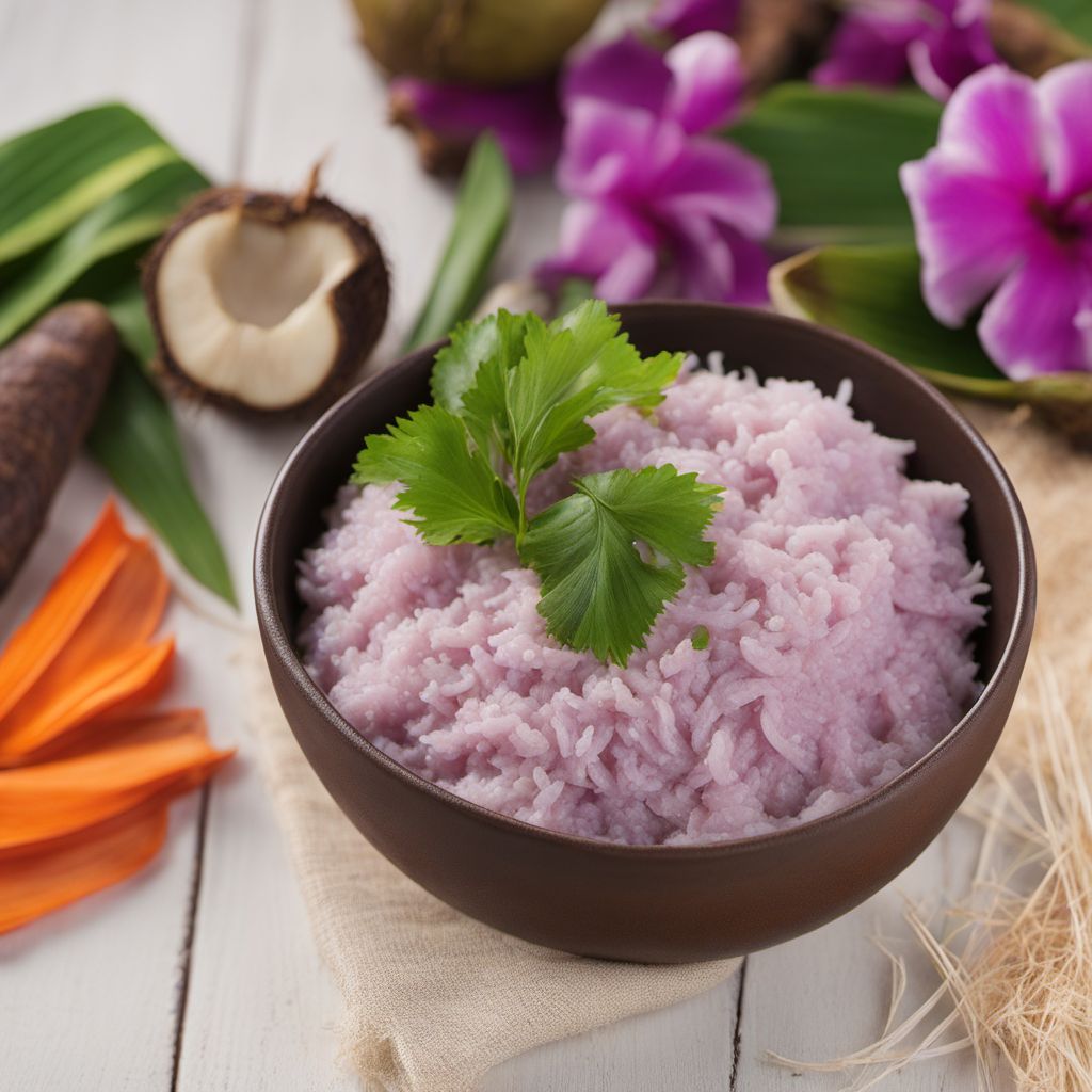 Samoan Coconut Taro Mash