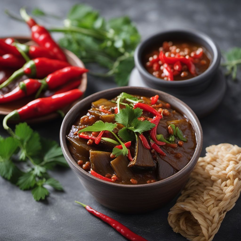 Sarawakian-style Pickled Eggplant