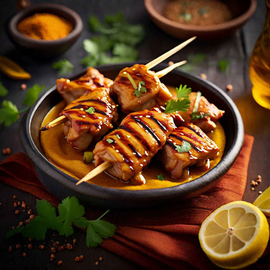 Moroccan-style Satay