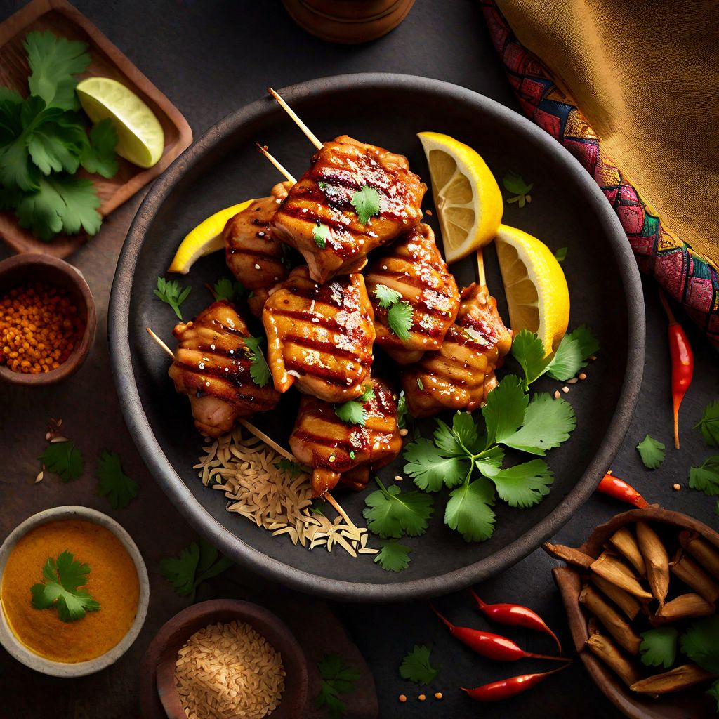 Moroccan-style Satay