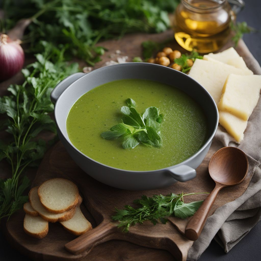 Sauerampfersuppe (German Sorrel Soup)