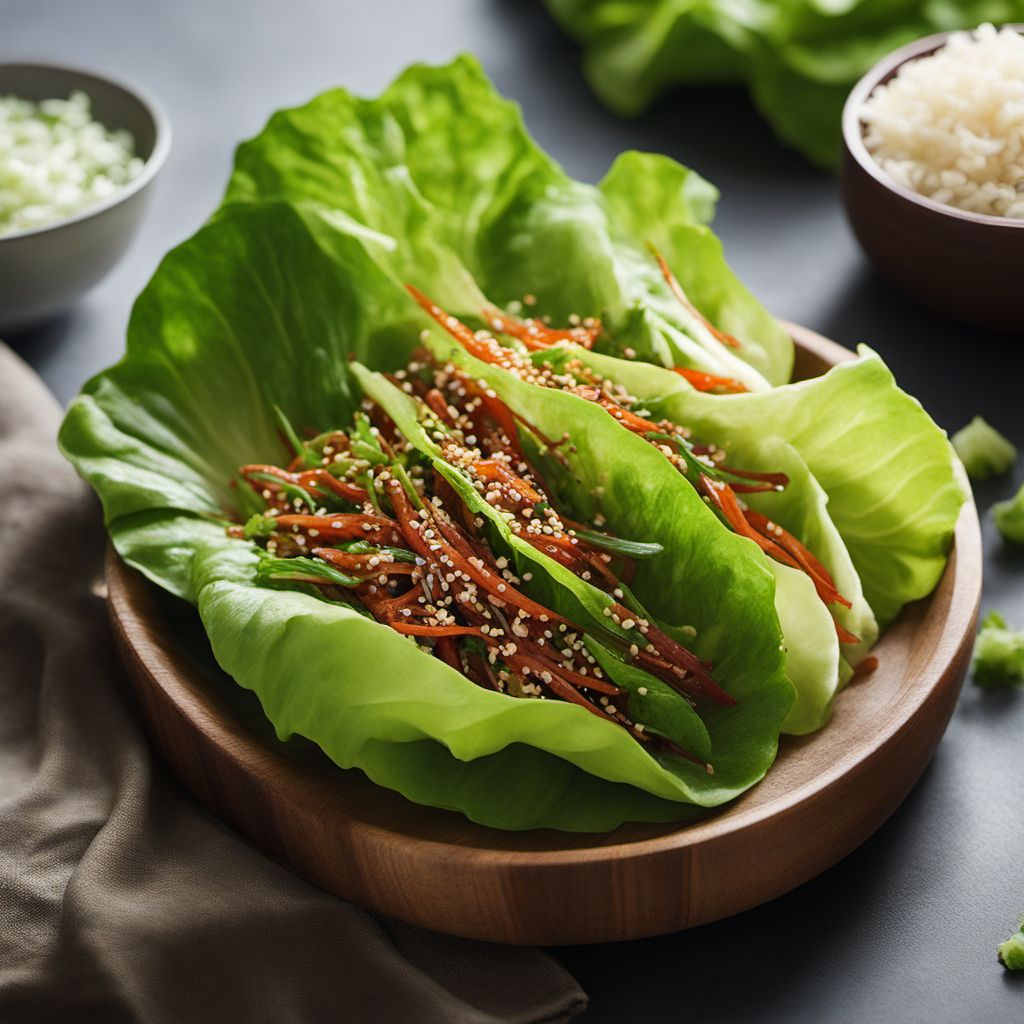 Savory Korean Lettuce Wraps