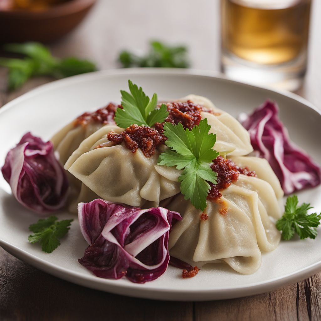 Savory Radicchio Dumplings