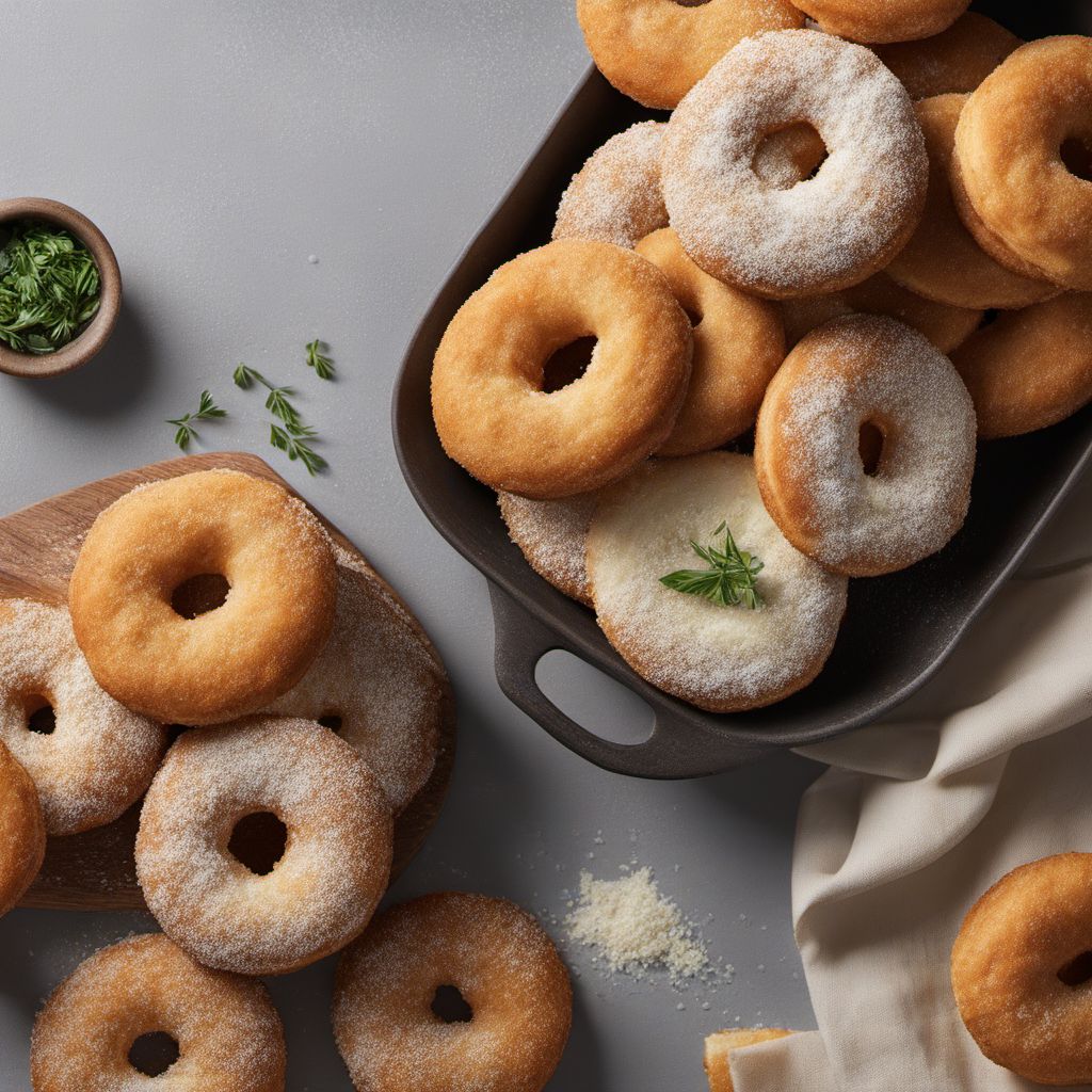 Savory Romanian Cheese Donuts