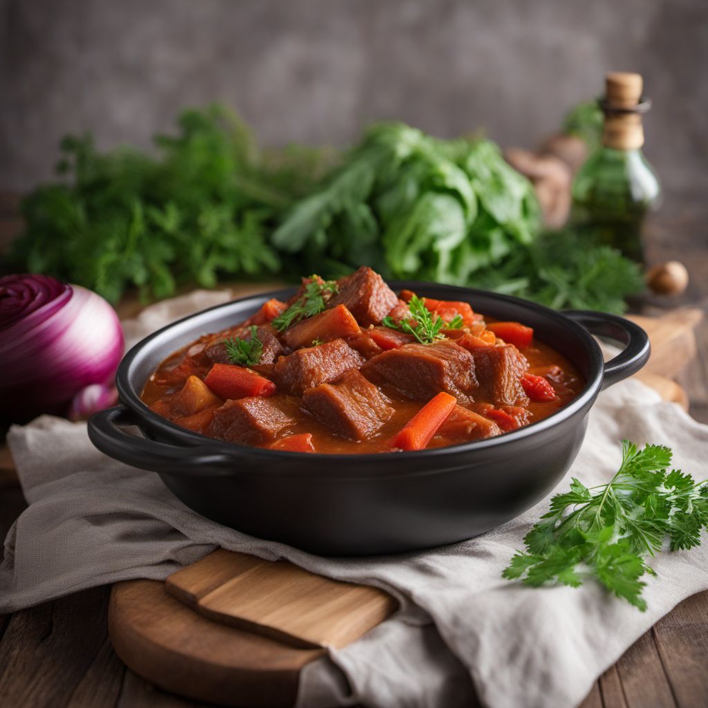 Savory Serbian Cabbage Stew