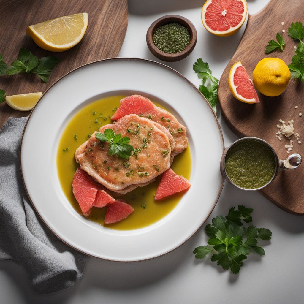 Scaloppine al Pompelmo with Citrus Sauce