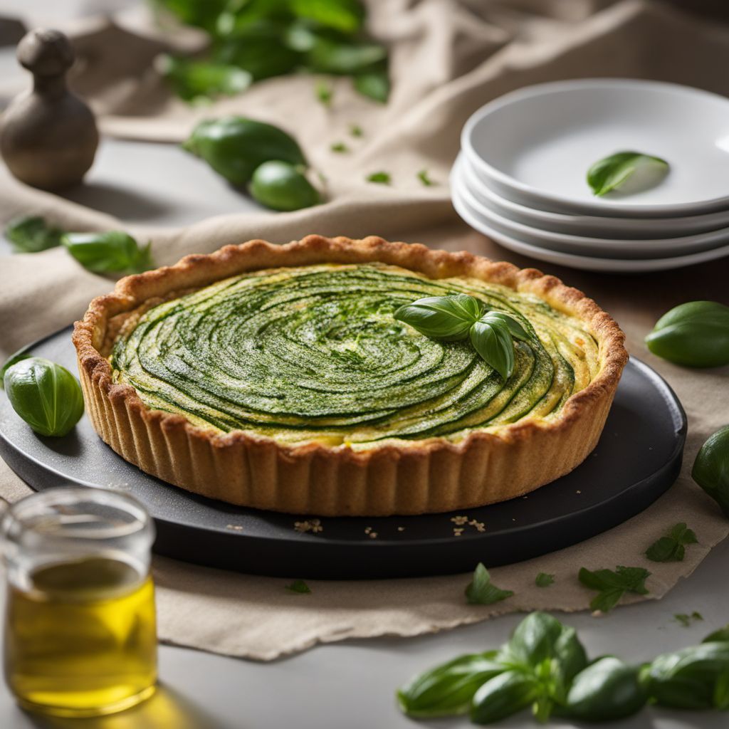 Scarpaccia - Zucchini and Parmesan Tart