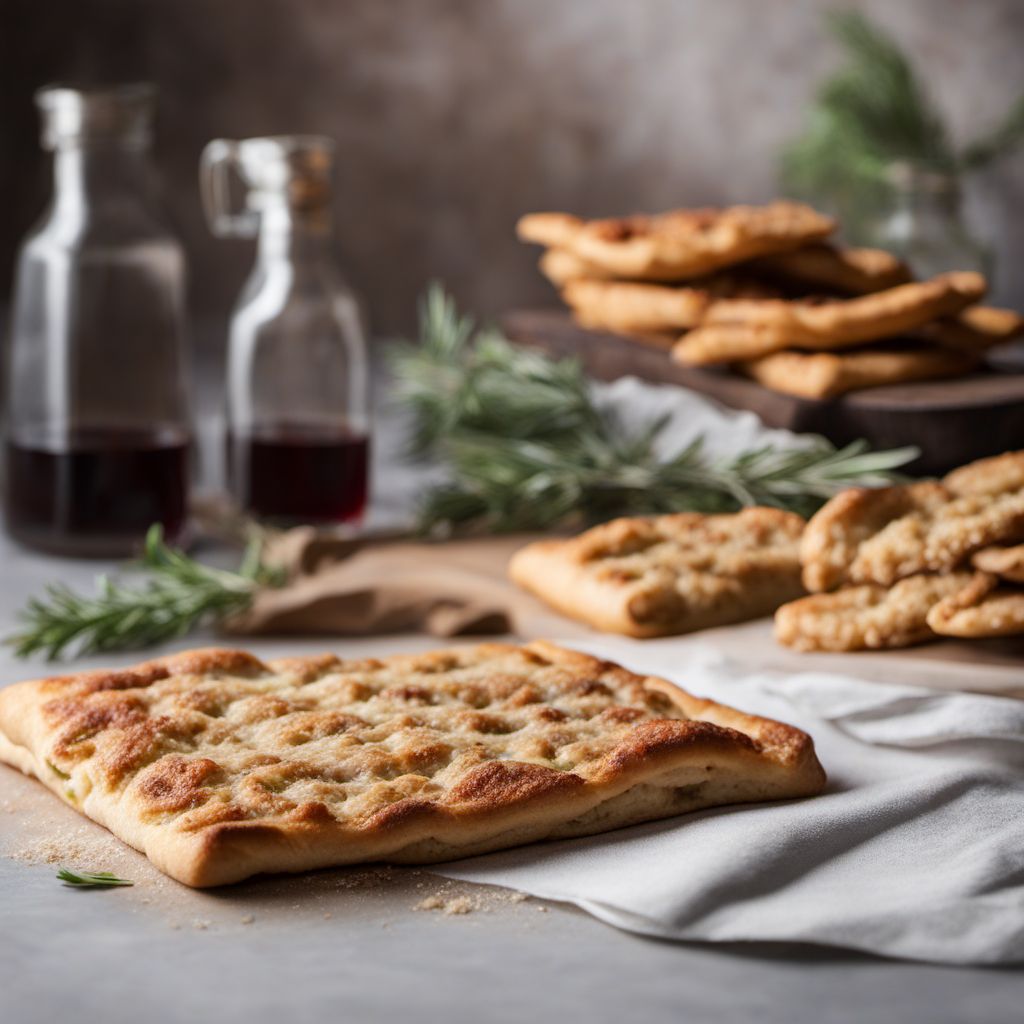 Schiacciata con Ciccioli - Italian Savory Flatbread with Pork Cracklings