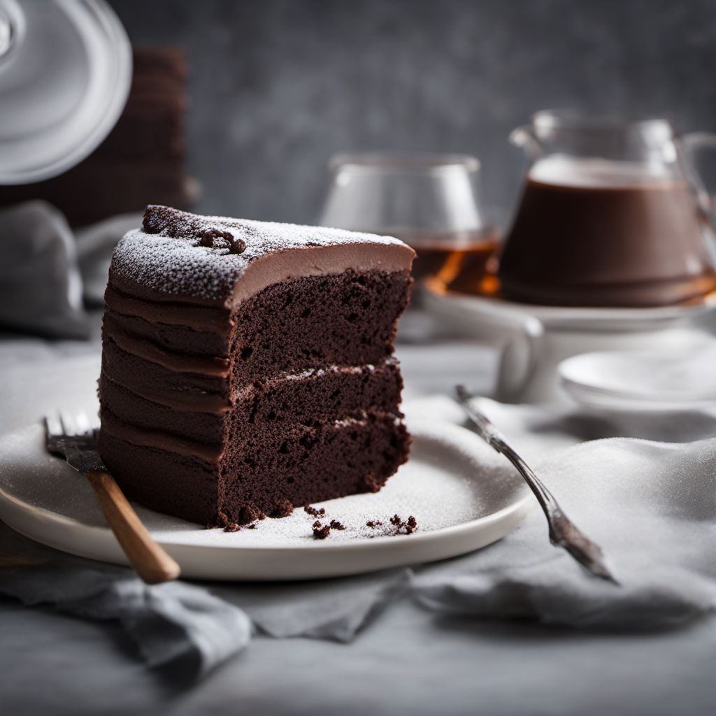 Scottish Chocolate Whisky Cake