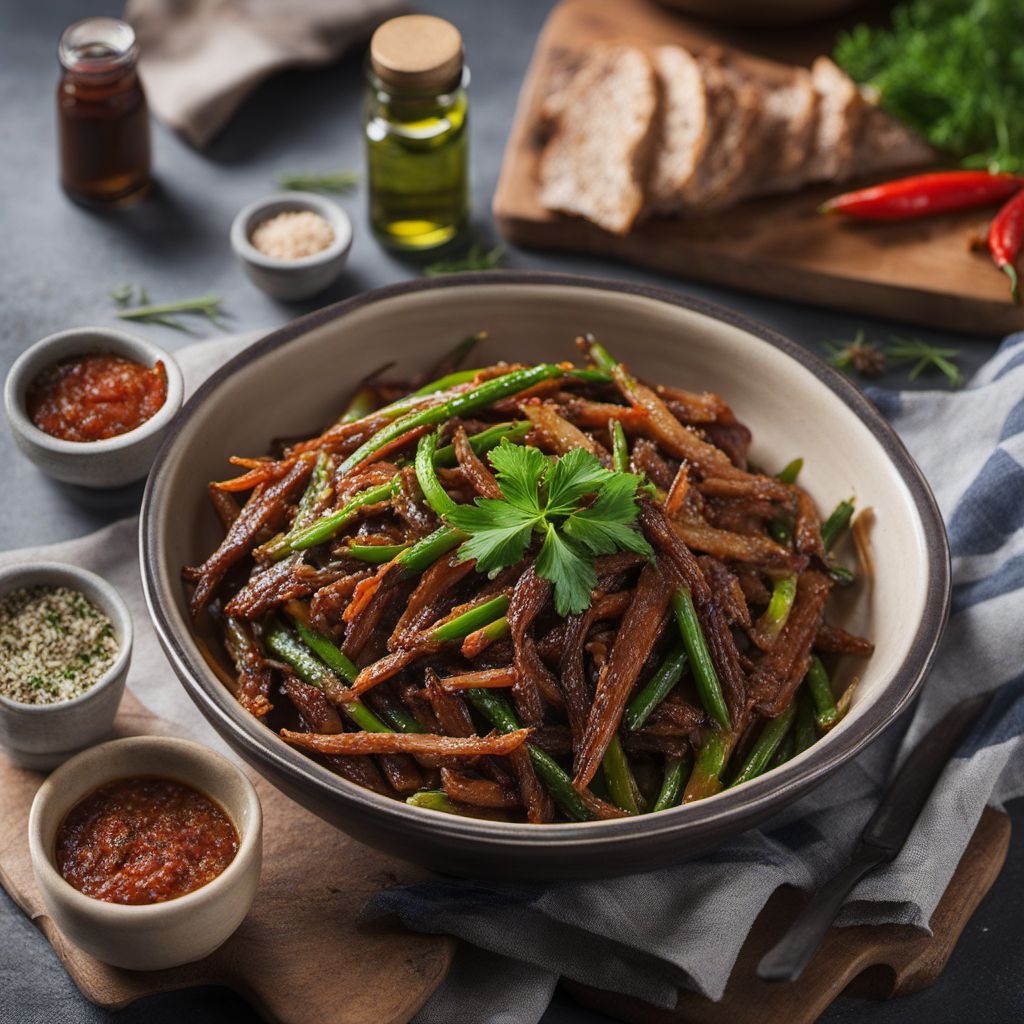 Scottish-style Anchovy Stir-Fry