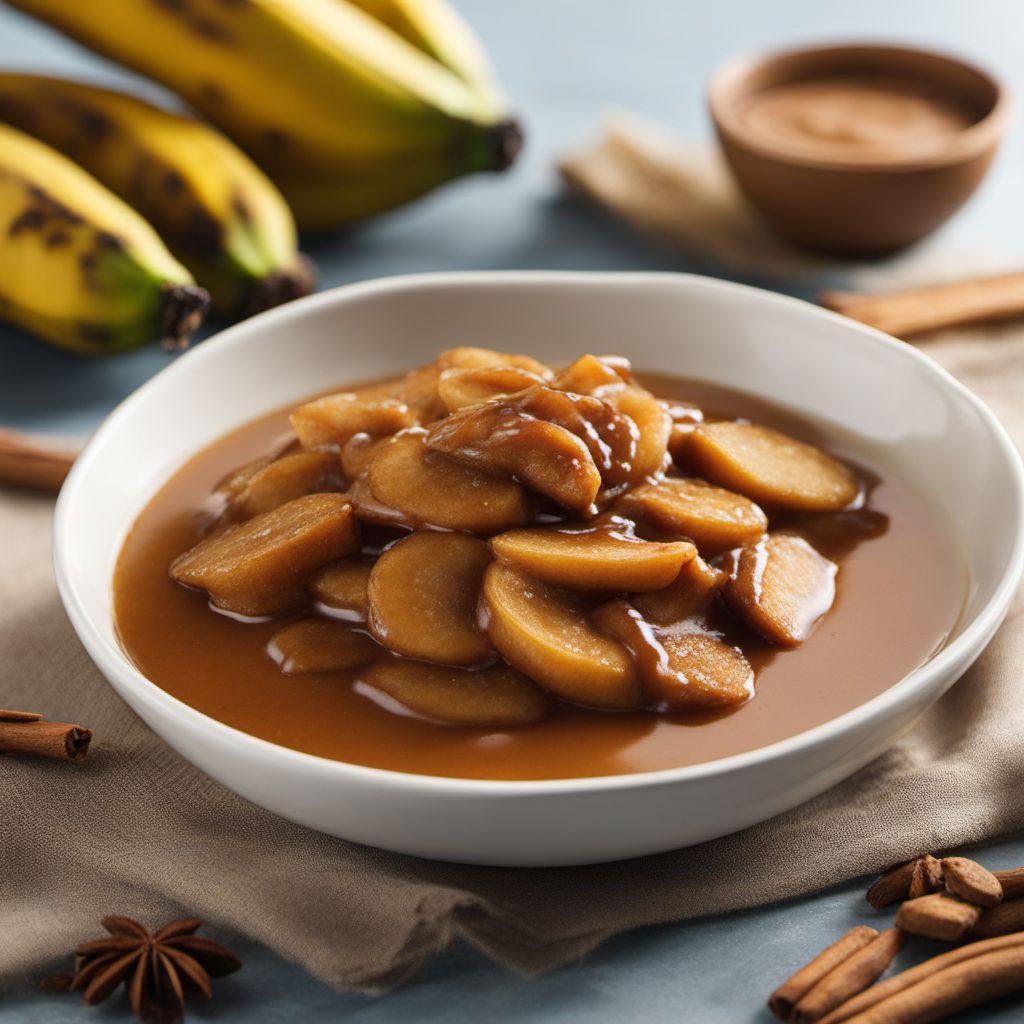 Senegalese Spiced Bananas with Caramel Sauce