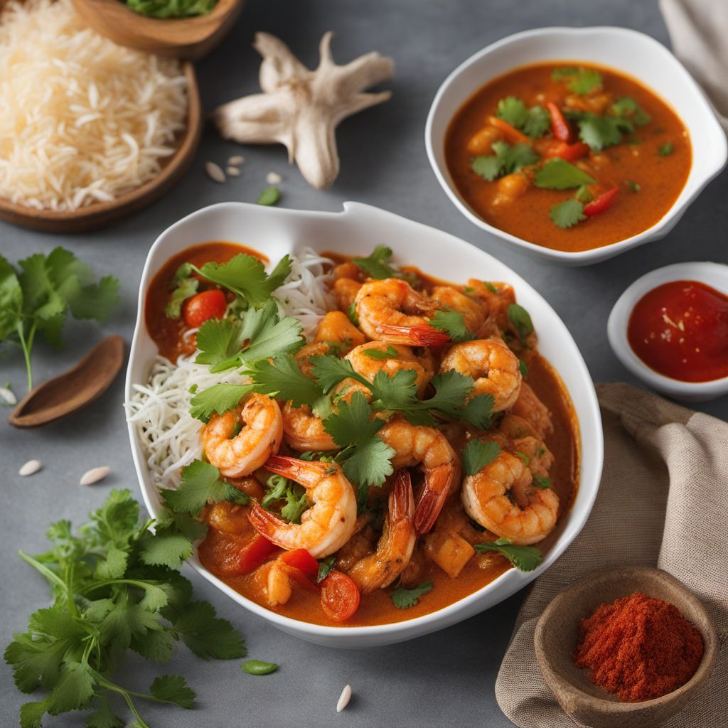 Seychellois Coconut Curry Shrimp