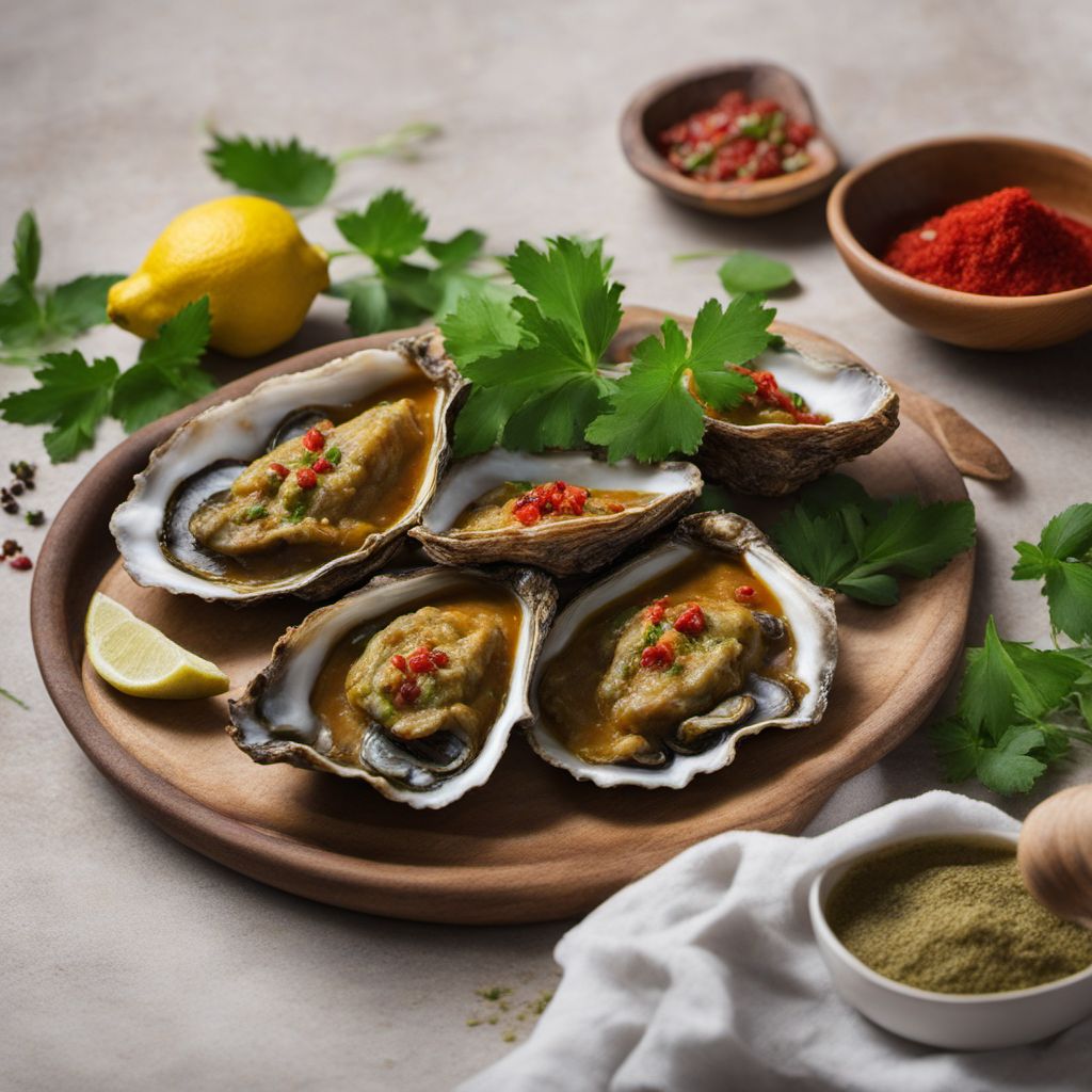 Seychellois Spiced Oysters