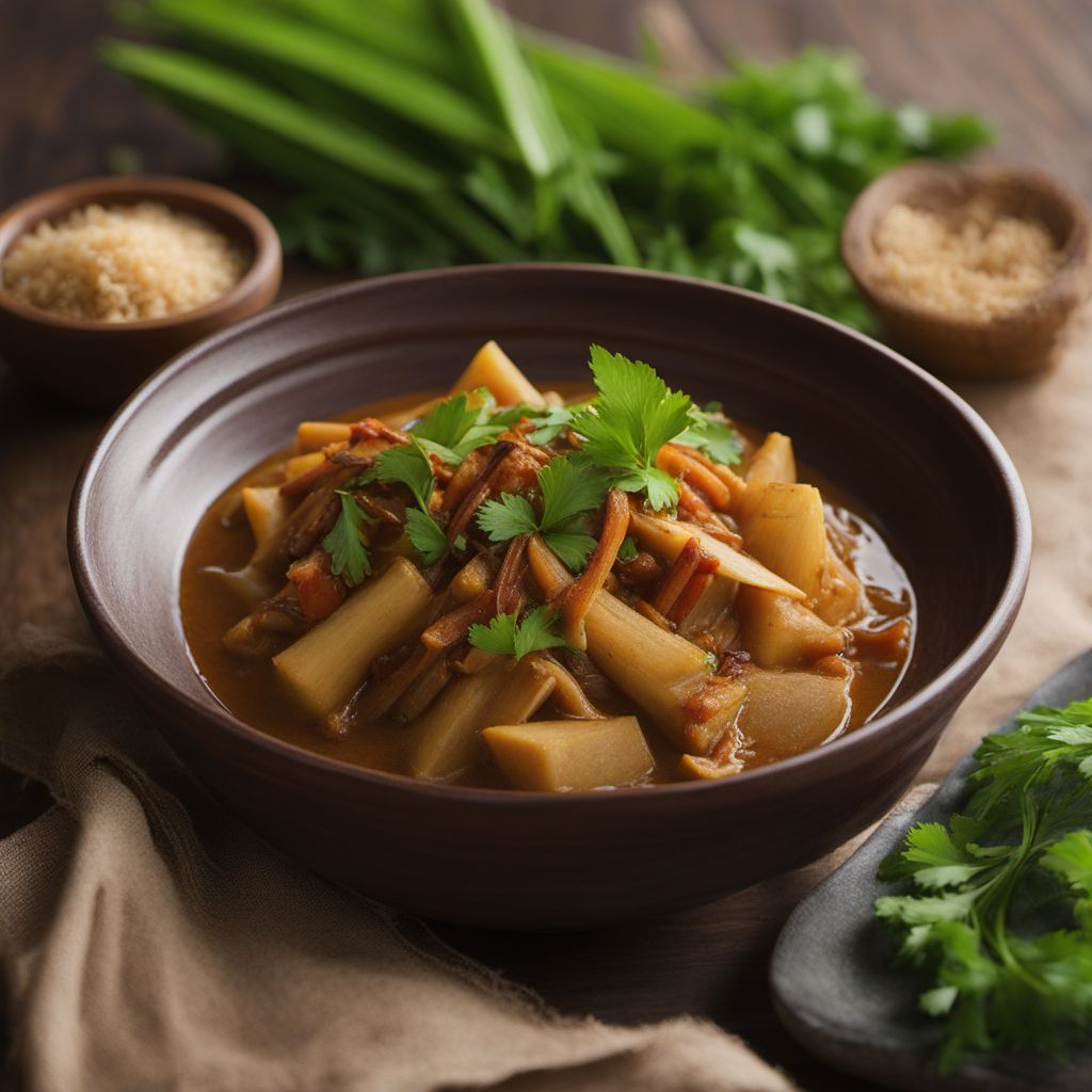 Seychellois-style Bamboo Shoot Stew