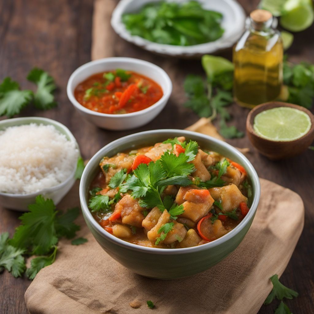 Seychellois-style Conch Cau Cau