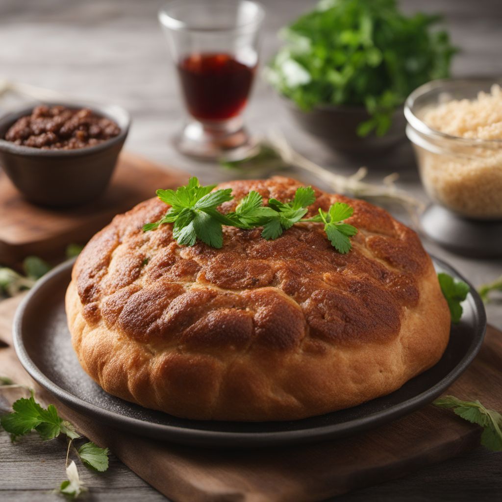 Sha Balep - Kazakh Stuffed Bread