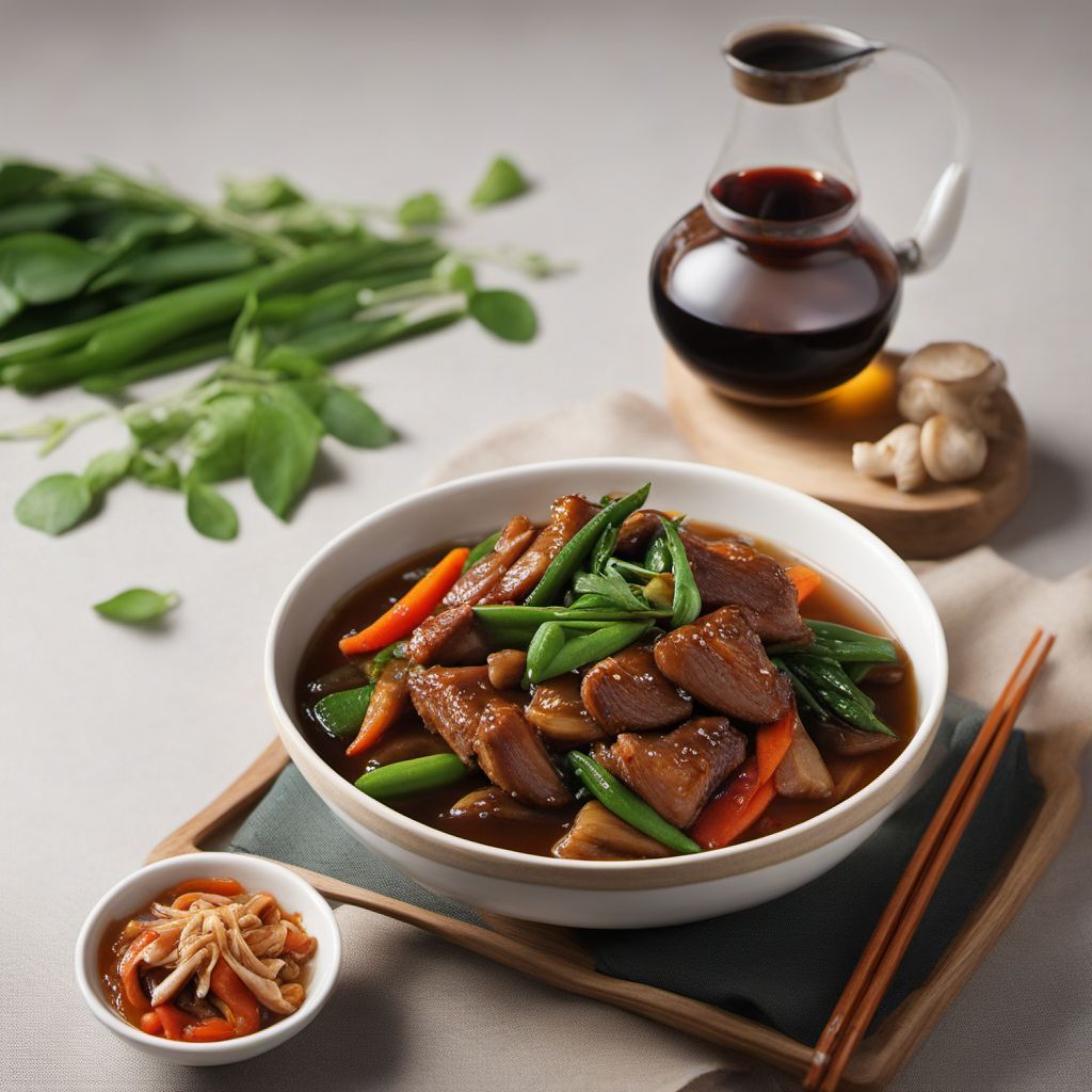 Shandong-style Braised Pork with Vegetables