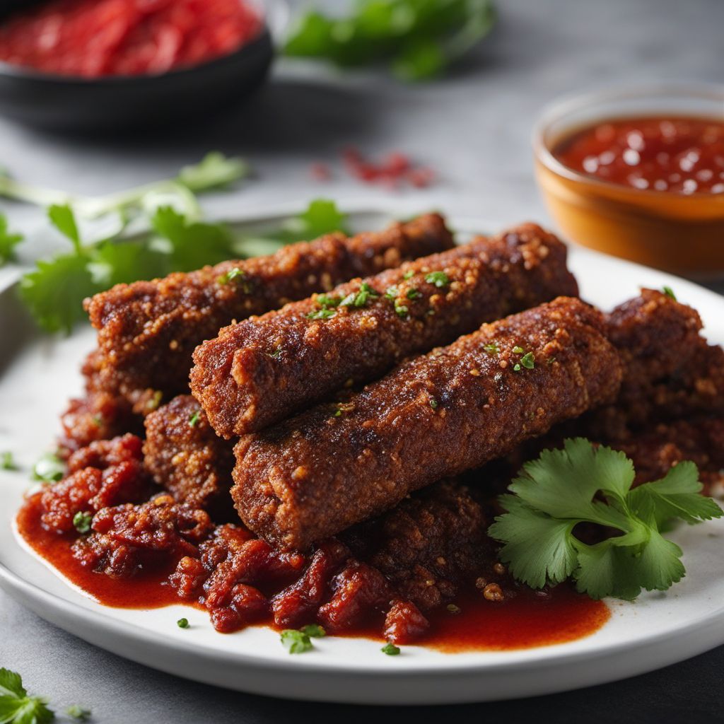 Sichuan Spiced Shikampuri Kebab