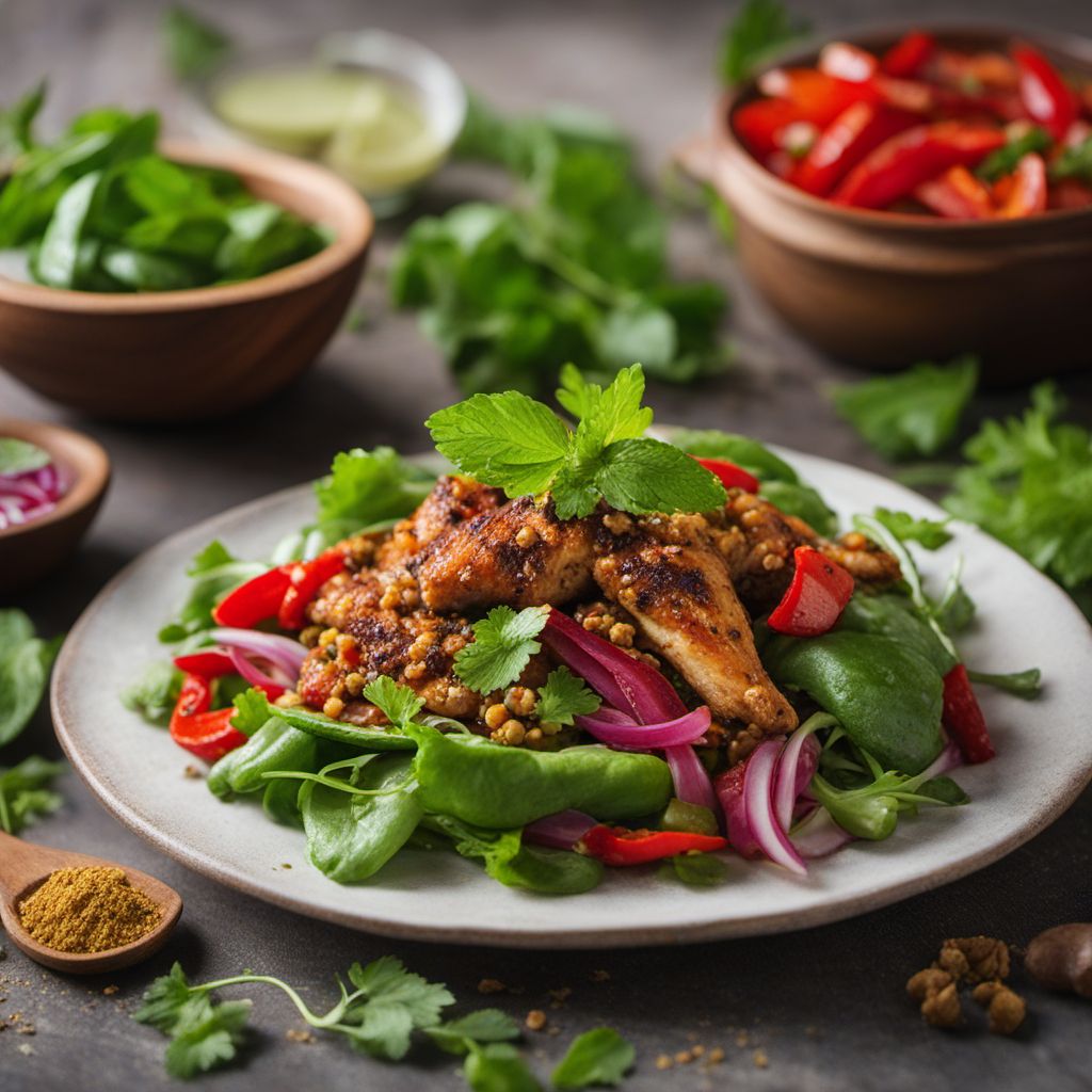 Sierra Leonean Spiced Chicken Salad