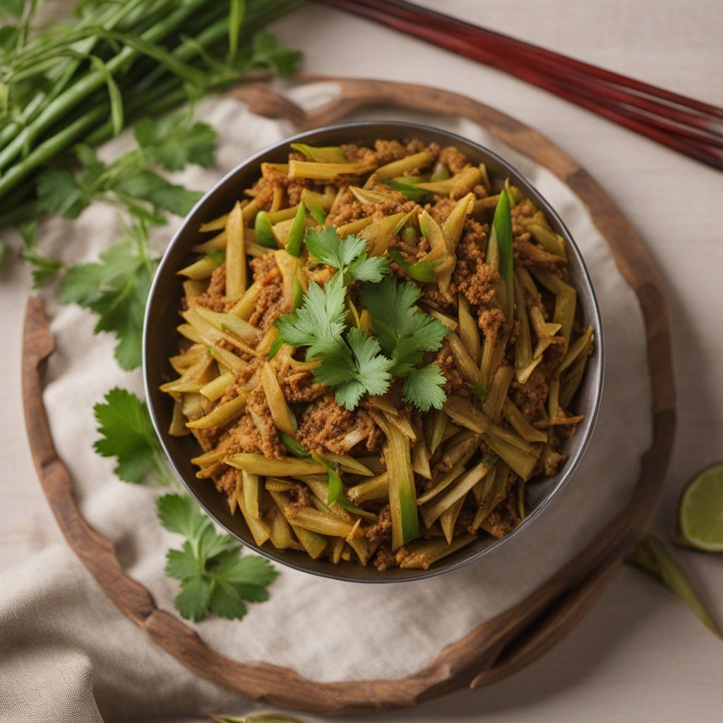 Sikkimese-style Bamboo Shoot Stir Fry