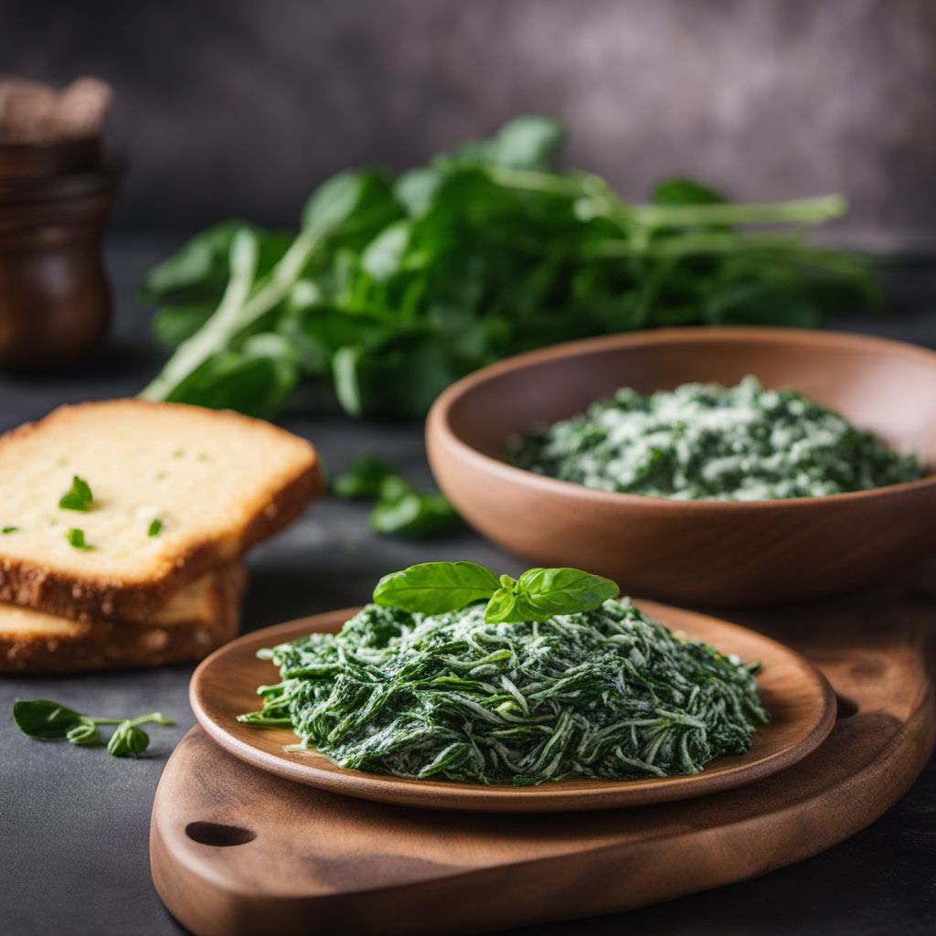 Silesian Spinach and Cheese Fatira