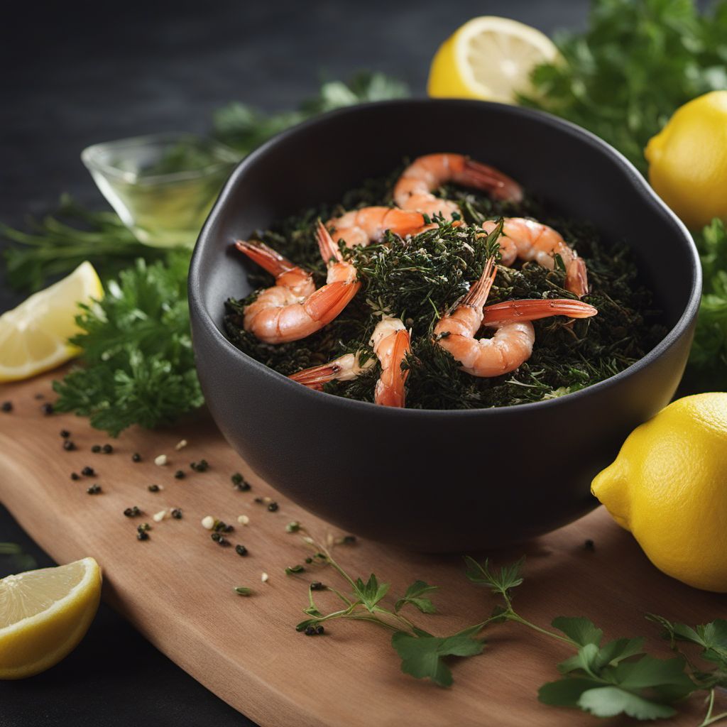 Simiako Garidaki with Lemon and Herbs