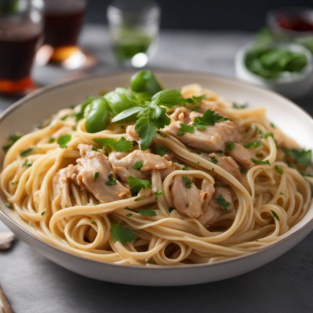 Singaporean-style Creamy Chicken Pasta