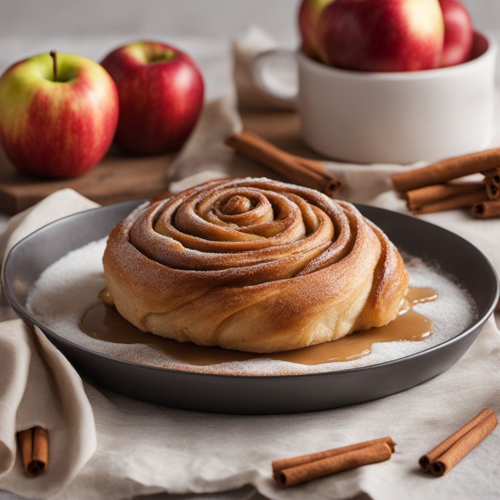 Slovenian Apple Cinnamon Roll