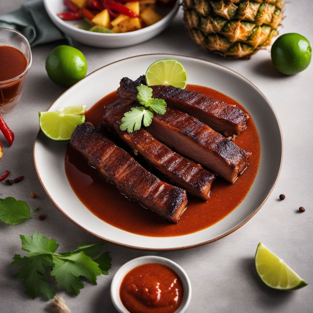 Smoky Ribs with Caribbean Flair