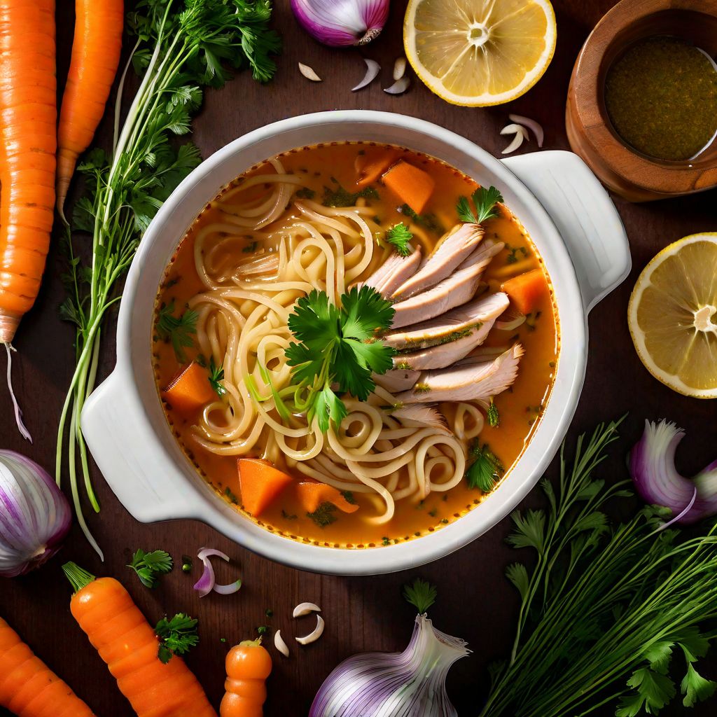 Sopa de Pollo y Fideos