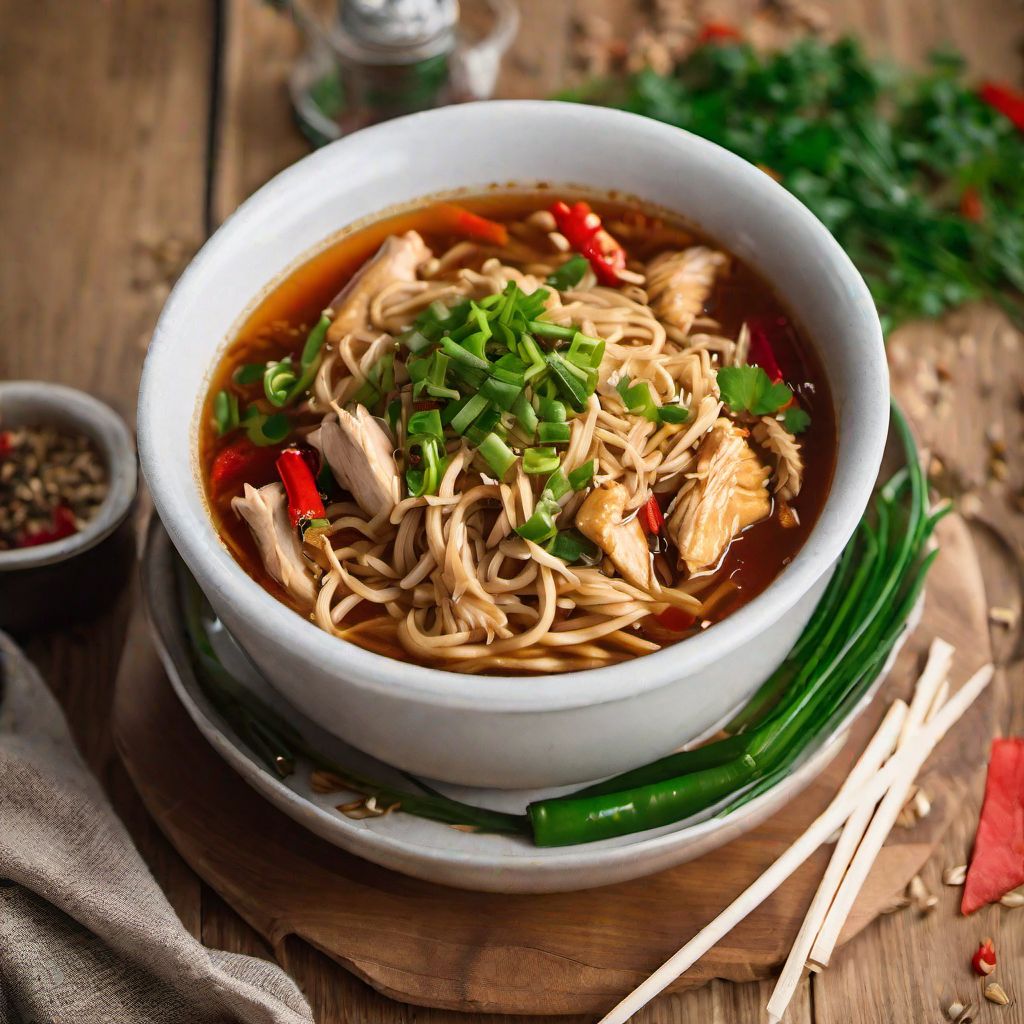 Sichuan-style Chicken Noodle Soup