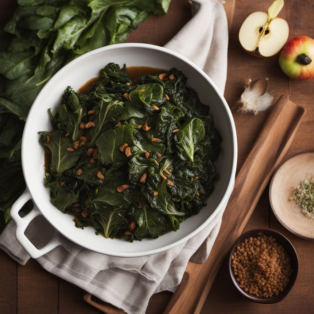 Soulful Braised Collard Greens