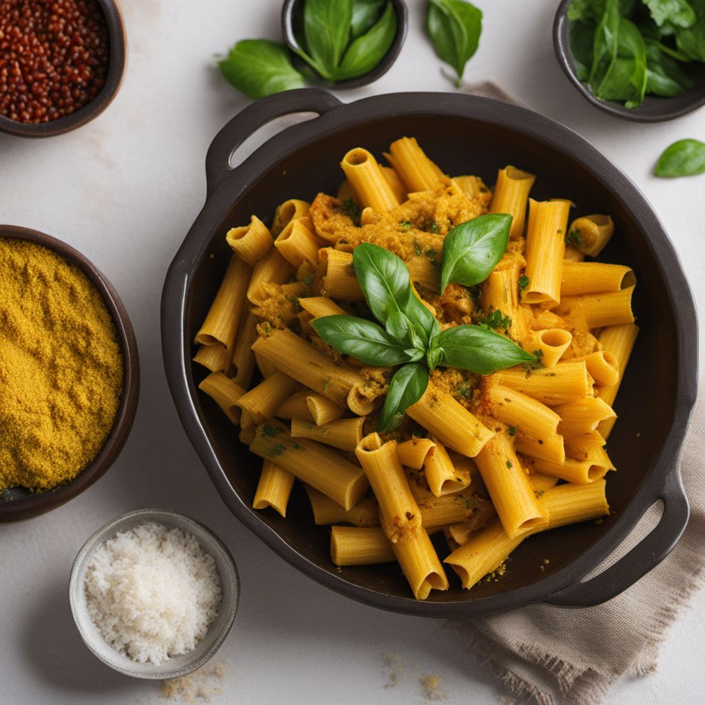 South Indian Style Cauliflower Pasta