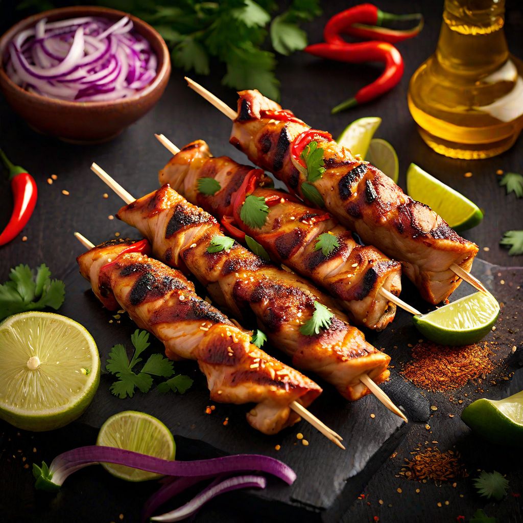 Peruvian-style Souvlaki