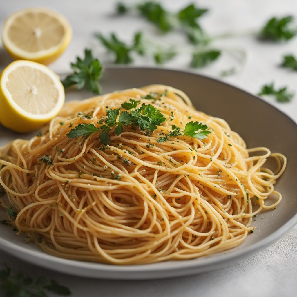 Spaghetti with Bottarga and Lemon Zest