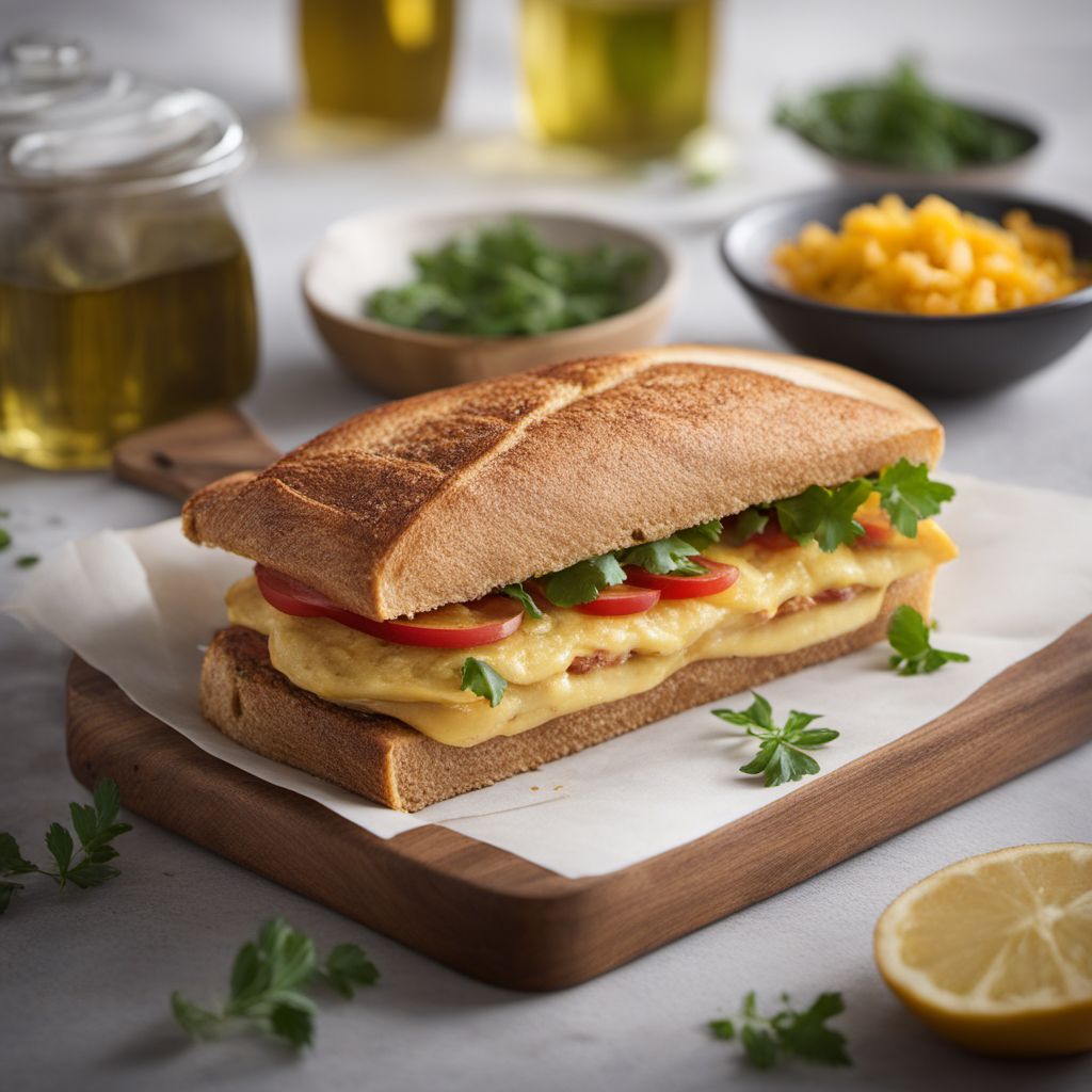 Spanish Omelette Sandwich