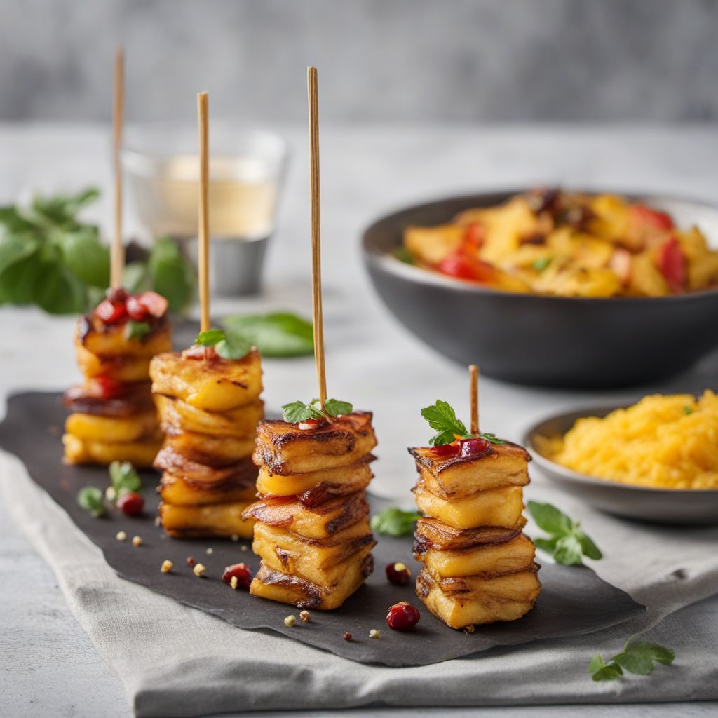 Spanish Omelette Skewers