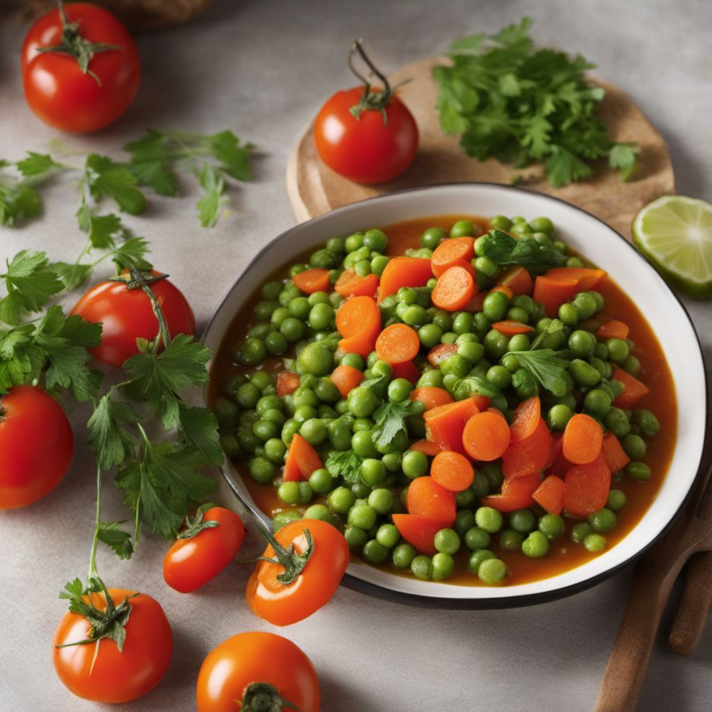 Spanish-style Peas and Carrots