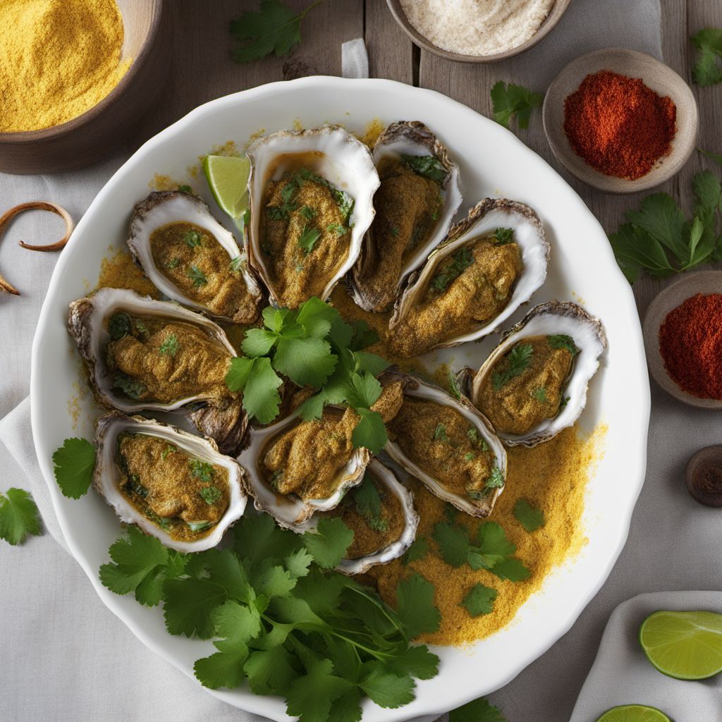 Spiced Oyster Roast with Indian Flavors