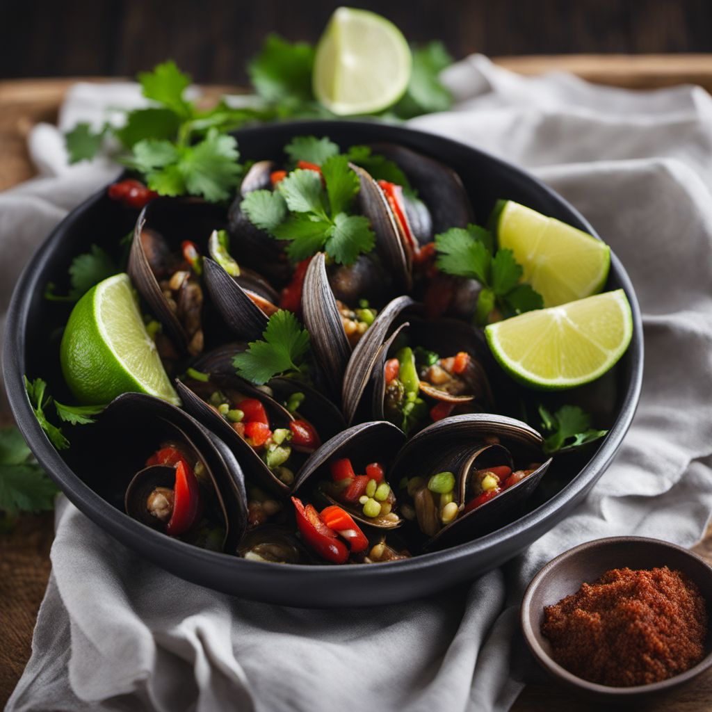 Spicy Black Clam Ceviche
