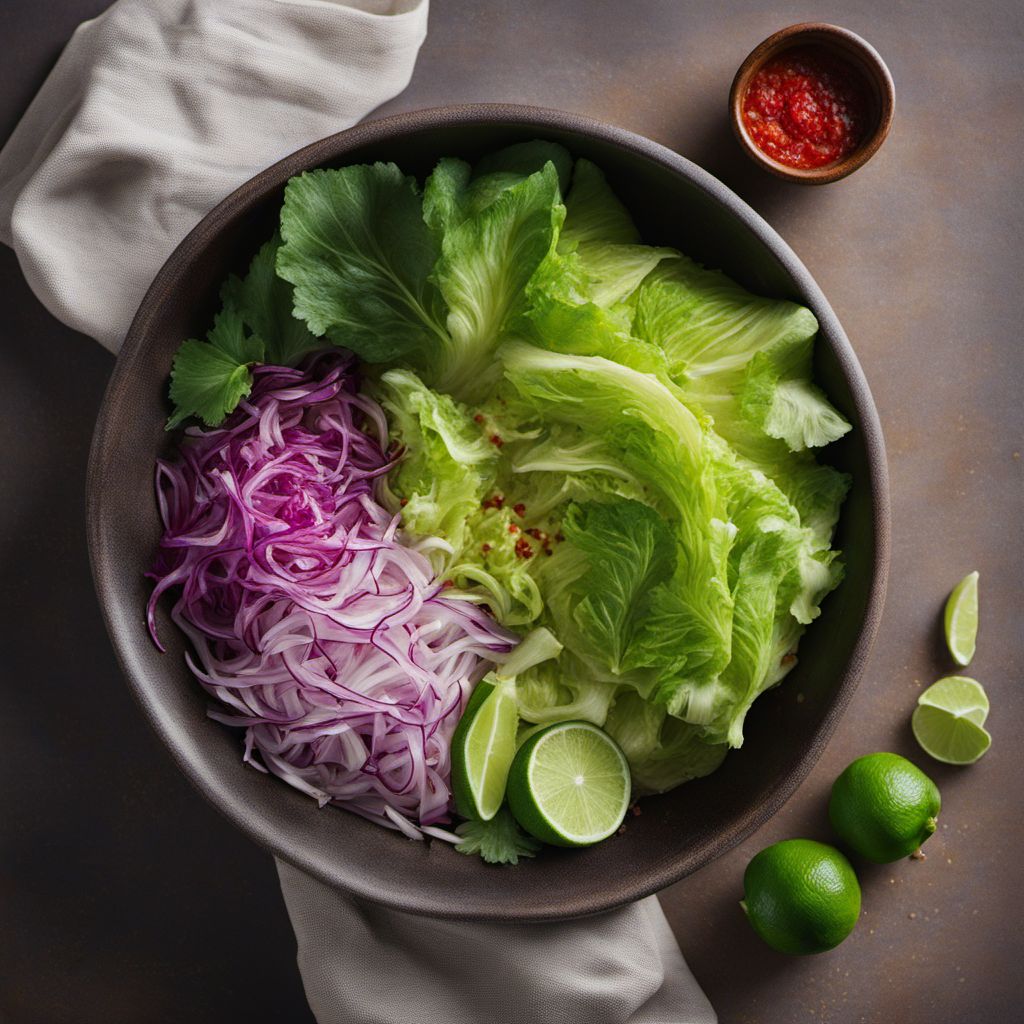 Spicy Cabbage Salad with a Twist