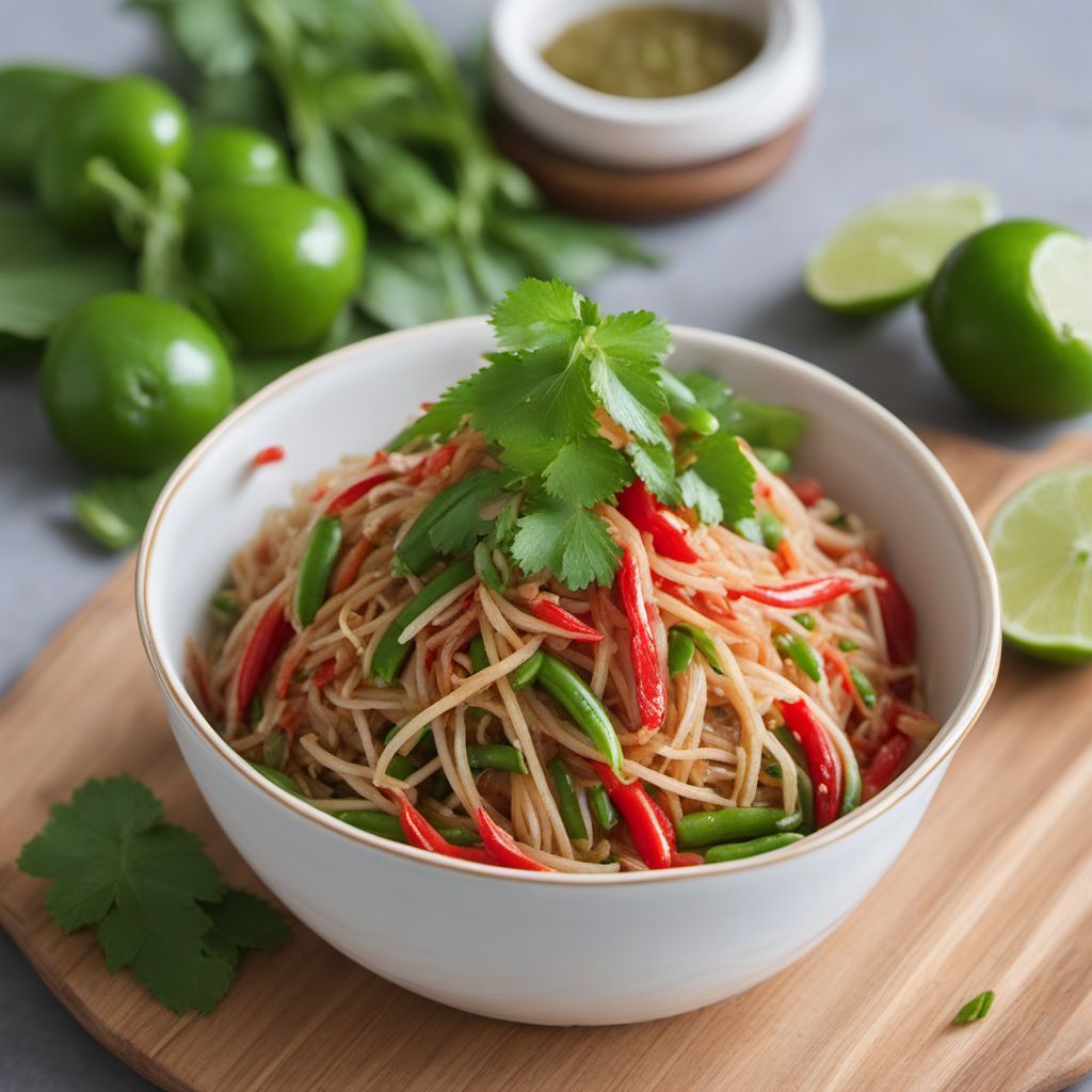 Spicy Green Papaya Salad