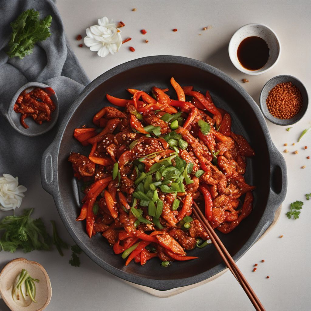 Spicy Korean Chicken Stir-Fry