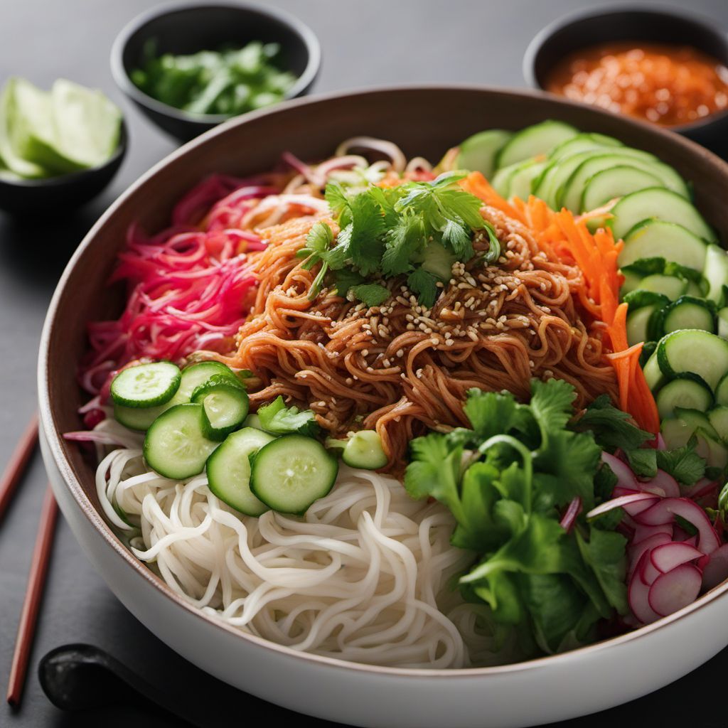 Spicy Korean Cold Noodles