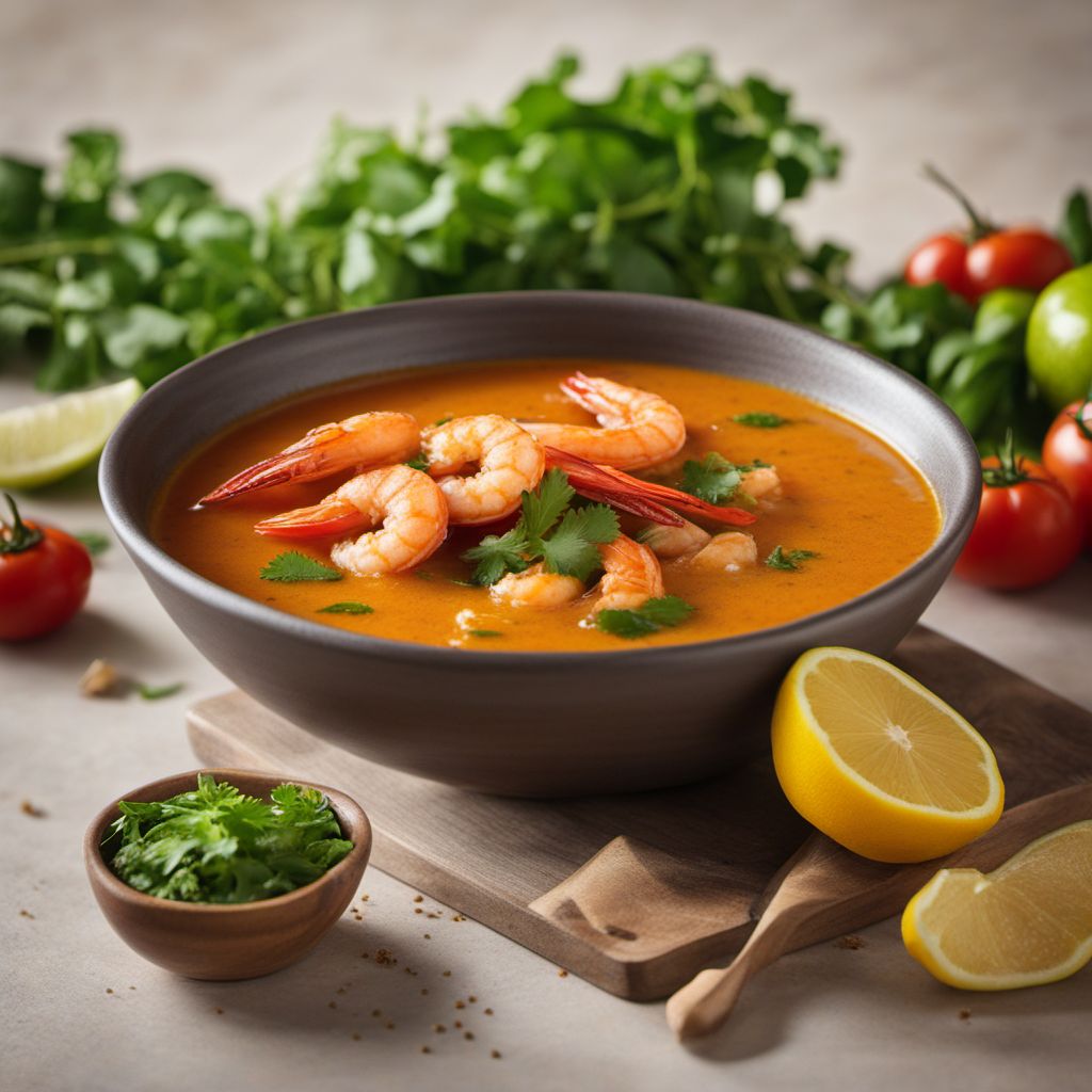 Spicy Shrimp Curry Soup