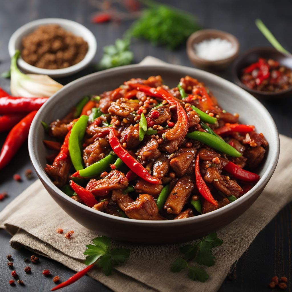 Spicy Sichuan Chicken Stir-Fry