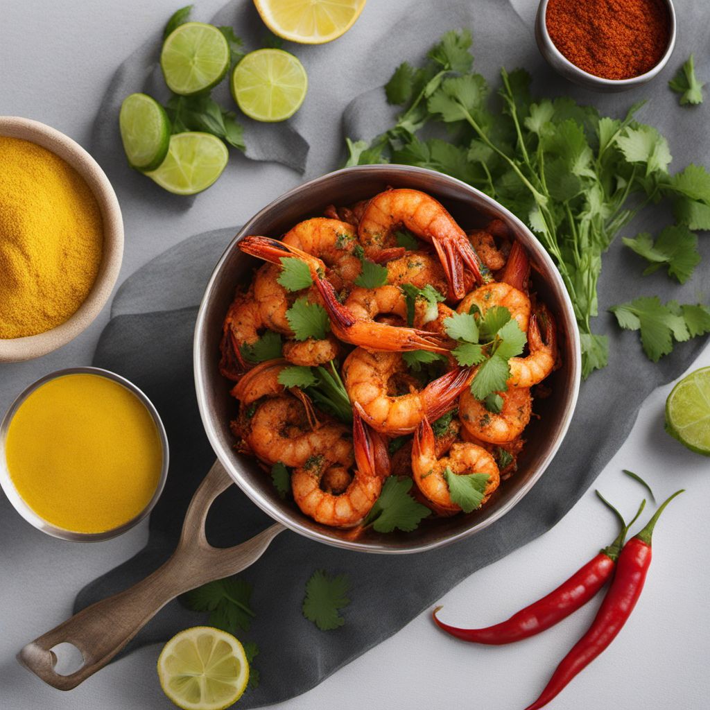 Spicy Tandoori Prawns with a Tangy Twist