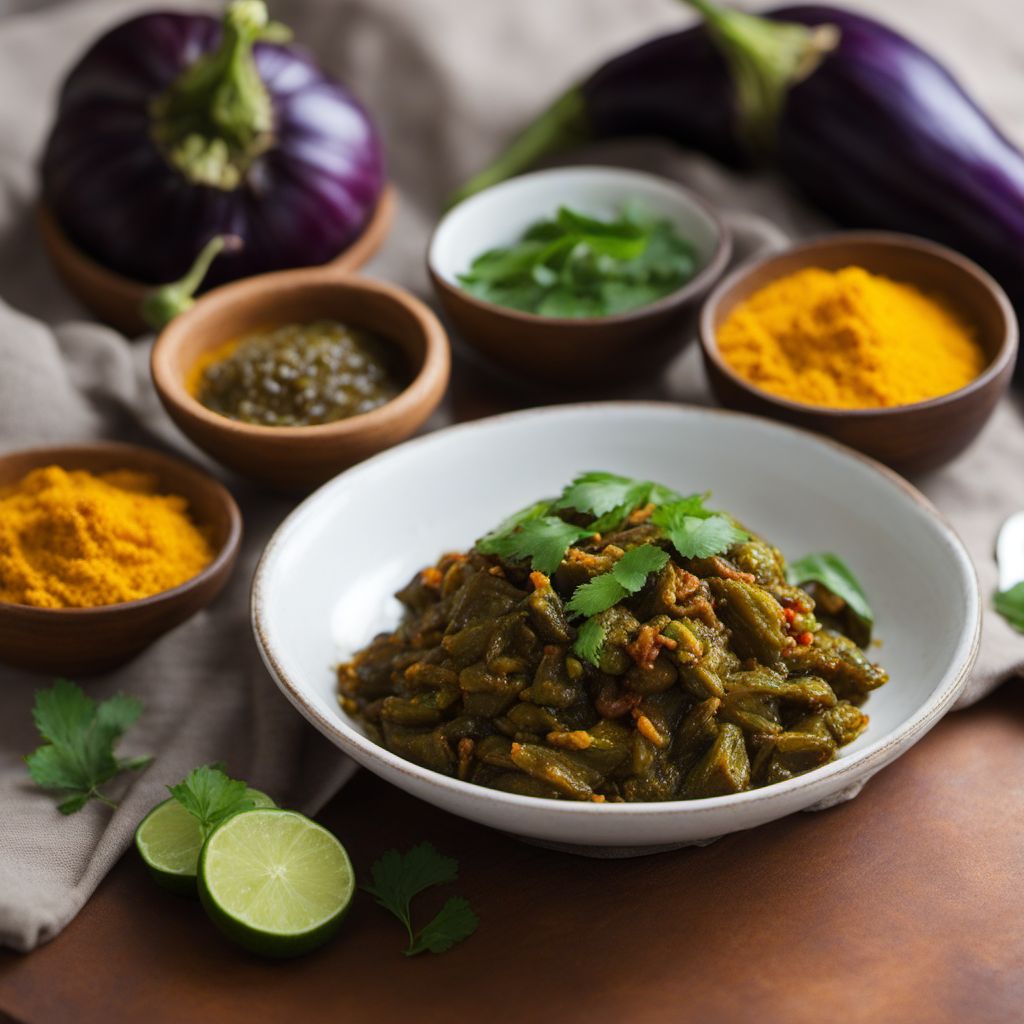 Sri Lankan Spiced Eggplant Delight