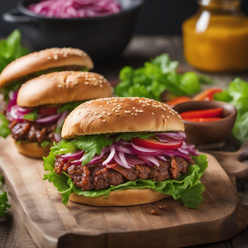 St. Kitts and Nevis Style Spiced Meat Sandwich